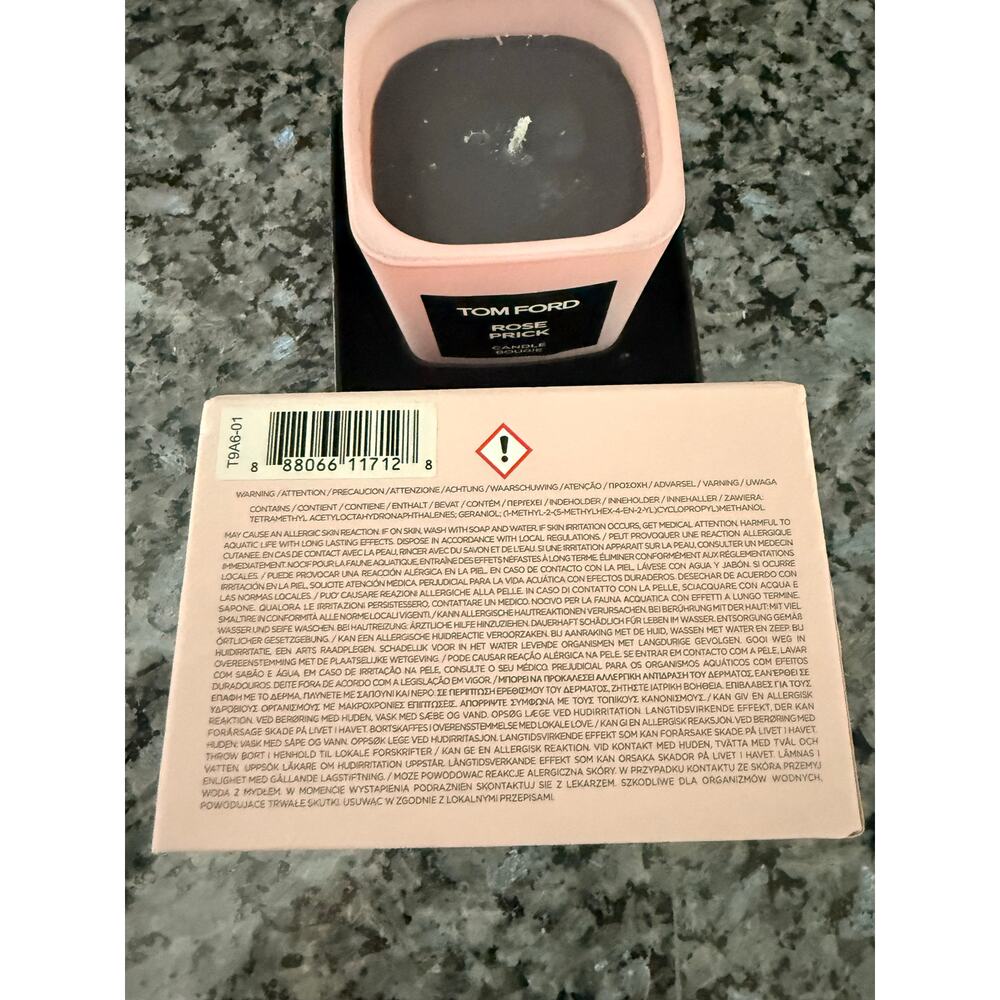 New Tom Ford Rose Prick Candle Bougie - Picture 4 of 4